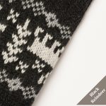 Hygge wool scarf, Warm Winter Scarf with Patters, Oversized pure wool shawl, Hand Knitted in Europe - Image 3