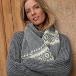 Long Unisex Woolen Scarf for Christmas, Hand Knitted Natural Wool Soft Warm Scarf with Tassels - Image 3