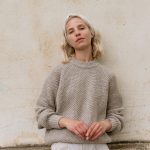 Organic Merino and Cashmere Wool Sweater, Knitted Pullover, Women's Blue Loose Top MAGMA / sky blue - Image 8