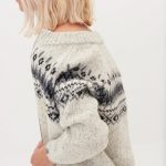 Scandinavian Style Jumper, hand knit sweater for women, Norwegian Wool Sweater for Women - Image 8