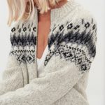 Scandinavian Style Jumper, hand knit sweater for women, Norwegian Wool Sweater for Women - Image 6