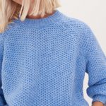 Soft honeycomb wool pullover, Merino wool jumper, women's knitted sweater - Image 6