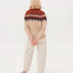 Warm Merino Wool Jumper, Knitted Womens Woolen Sweater, Scandi Style Zipped Cosy Jumper FABI - Image 5