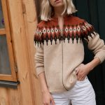 Warm Merino Wool Jumper, Knitted Womens Woolen Sweater, Scandi Style Zipped Cosy Jumper FABI - Image 6
