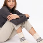 Hygge Socks, Skin Friendly Organic Wool Socks, Womens Winter Knitted Socks - Image 4