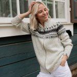 Scandinavian Style Jumper, hand knit sweater for women, Norwegian Wool Sweater for Women - Image 3