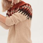 Knitted Womens Merino Pullover, Scandinavian Style Woolen Sweater, Soft Minimalist Merino Top SAND - Image 6