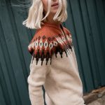 Warm Merino Wool Jumper, Knitted Womens Woolen Sweater, Scandi Style Zipped Cosy Jumper FABI - Image 2