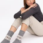 Hygge Socks, Skin Friendly Organic Wool Socks, Womens Winter Knitted Socks - Image 8