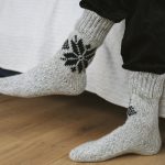 Natural Wool Knitted Socks, Unisex Winter Boots Socks, Breathable Woolen Socks, Gift for Dad