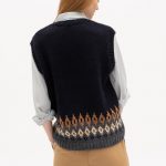 Alpaca Wool Scandinavian Womens Vest, Knitted Soft Merino Vest - Image 7