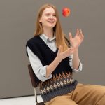 Alpaca Wool Scandinavian Womens Vest, Knitted Soft Merino Vest - Image 3