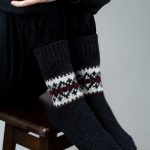 Ready to Ship Knitted Warm Winter Socks, Hand Knitted Scandinavian Style Boots Socks - Image 9