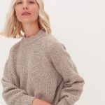 Soft honeycomb wool pullover, Merino wool jumper, women's knitted sweater - Image 3