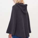 Knitted Minimalist Poncho, Elegant Merino Wool Sweater, Women Short coat, Woolen Kimono - Image 5