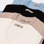 Black cashmere merino sweater vest, Knitted cashmere wool vest - Image 9