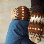 Natural wool Bernie Sanders woolen mittens, Winter crochet gloves, Bernie mittens knit, Warm brown mittens - Image 8