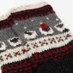 Vintage Black Boots Socks, Scandinavian Hygge Hand Knitted Wool Socks, Unisex Woolen Socks - Image 9