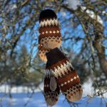 Natural wool Bernie Sanders woolen mittens, Winter crochet gloves, Bernie mittens knit, Warm brown mittens - Image 9