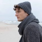 Mens Cashmere wool scarf, long wolen scarf, Cosy smart casual scarf, Sustainable wool scarf - Image 6