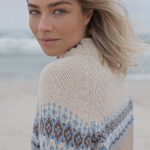 Fair Isle Wool Turtleneck Top, Icelandic Crew Neck Sweater, Woolen winter sweater - Image 6