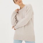 Merino wool minimalistic jumper, Supreme cashmere woolen sweater, Women all season sweater - Image 6