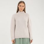 Supreme wool cashmere merino turtleneck sweater, Ethical women knitwear, Soft warm wool woman sweater - Image 5