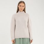 Supreme wool cashmere merino turtleneck sweater, Ethical women knitwear - Image 6