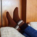 Knitted Warm Woolen Socks, Gift for Mom and Dad, Bernie Boots Socks, Handgestrickte Socken Woolen Socks - Image 5