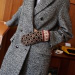 Vintage Natural Wool Fingerless Mittens, Hand Knitted Woolen Mittens, Unisex Warm Gloves - Image 5