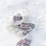 Warm Woolen Scarf with Tassels, Scandinavian style knitted scarf, Natural Gray Scarf - Image 5