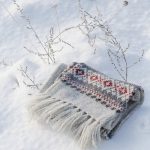 Long Woolen Knitted Scarf, Pattern for Christmas, Christmas Gift Idea - Image 7