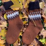 Knitted Warm Woolen Socks, Gift for Mom and Dad, Bernie Boots Socks, Handgestrickte Socken Woolen Socks - Image 2