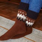 Knitted Warm Woolen Socks, Gift for Mom and Dad, Bernie Boots Socks, Handgestrickte Socken Woolen Socks - Image 3