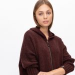 Merino Wool Sweater, Zipped cosy natural wool jacket - Image 2