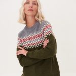 Nordic Merino Wool Jumper, Simple Womens Green Pullover, Knitted Woolen Sweater in Scandi Style TORI - Image 3