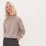 Soft honeycomb wool pullover, Merino wool jumper, women's knitted sweater - Image 4