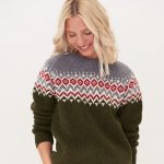 Nordic Merino Wool Jumper, Simple Womens Green Pullover, Knitted Woolen Sweater in Scandi Style TORI - Image 4