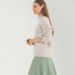 Supreme wool cashmere merino turtleneck sweater, Ethical women knitwear, Soft warm wool woman sweater - Image 6