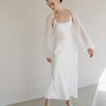 White Wedding Bolero Shrug, Bridal Cover Up, Hand Knitted Soft Superkid Mohair Shrug - Image 4