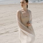 Bridal Shawl Scarf, wedding shoulder scarf, light summer shawl, lightweight mohair wrap cover up - Image 7