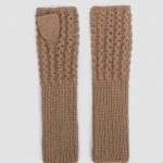 Natural wool Arm Warmers, Soft warm Fingerless Mittens for Women, Knit Fingerless Gloves - Image 8
