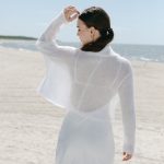 Elegant Cover up for Dress, Soft Mohair Open Front Cardigan, Hand Knit Mohair Cover up - Image 8