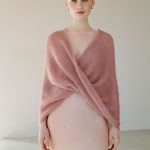 Luxurious Wedding Cape Shawl, Light Bridal Wrap Shawl, White Mohair Cape, Bridal Mohair Cover up - Image 8