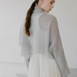 Elegant Cover up for Dress, Soft Mohair Open Front Cardigan, Hand Knit Mohair Cover up - Image 6