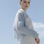 Elegant Cover up for Dress, Soft Mohair Open Front Cardigan, Hand Knit Mohair Cover up - Image 7