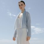 Elegant Cover up for Dress, Soft Mohair Open Front Cardigan, Hand Knit Mohair Cover up - Image 4