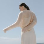 Modern Knit Shawl Mohair Shoulder Wrap, Romantic Mohair Shawl, Lightweight Bolero Shrug - Image 3