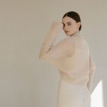 Modern Knit Shawl Mohair Shoulder Wrap, Romantic Mohair Shawl, Lightweight Bolero Shrug - Image 9