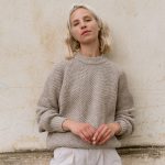 Soft honeycomb wool pullover, Merino wool jumper, women's knitted sweater